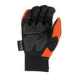 thumbnail image 3 of Majestic Glove 2145HOH Hi-Visibility Orange Winter Lined, Mechanics Style Glove, Small (1 Pair), 3 of 3