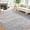 Light Grey, variant on Buganda Area Rugs for Living Room, Non-Slip Bedroom Bedside Carpet, Modern Indoor Washable Area Rug, 5'x8', Beige