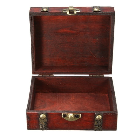 Treasure Box Pirate Small Trunk Box - Wooden Chest ...