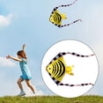 thumbnail image 4 of Cometas de peces: actividades al aire libre con cuerda para niños de 6, 8, 9 y 12 años. Amarillo, 4 of 8