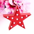thumbnail image 4 of MasteelfCA Lampe de Table Étoile LED pour Chambre d'Enfants Cadeau Fête Décorations Maison (Rouge), 4 of 7