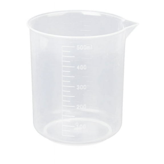 4X 500Ml Graduated Beaker Transparent