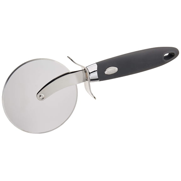 Tovolo Elements Heavy Duty Stainless Steel Pizza Cutter Wheel, Charcoal