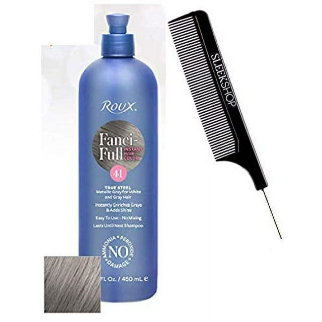Enjuague temporal para teñir el cabello Roux FANCI-FULL, 450 ml, con peine