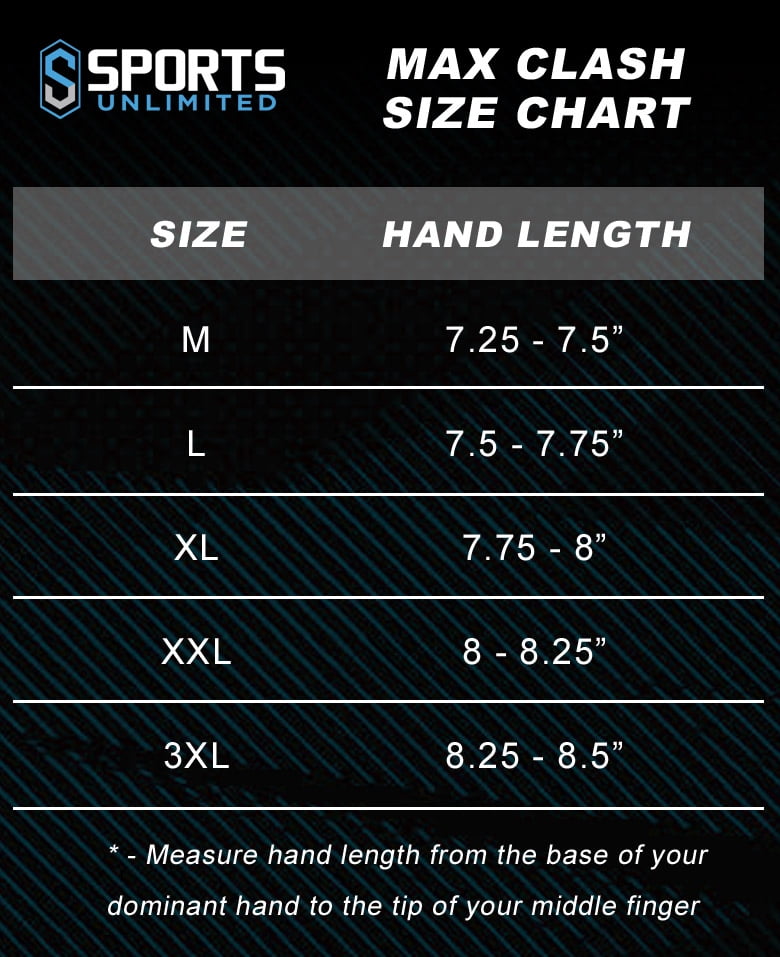 Sports Unlimited Max Clash Adult Padded Half Finger Lineman Football Gloves