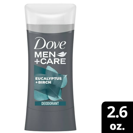 2X - Dove Men+Care 0% Aluminum Deodorant Eucalyptus Birch - 2.6oz
