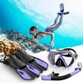 thumbnail image 6 of Mask Fin Snorkel Set, Snorkeling Gear for Adults with Panoramic View Mask, Dry Top Snorkel, Adjustable Swim Fins and Travel Bag, Man Woman Snorkel Gear for Swimming Snorkeling Diving, 6 of 12