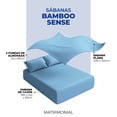 thumbnail image 5 of Juego de Sábanas Matrimonial Spring Air Bamboo Sense Tacto Seda Transpirable Azul, 5 of 5