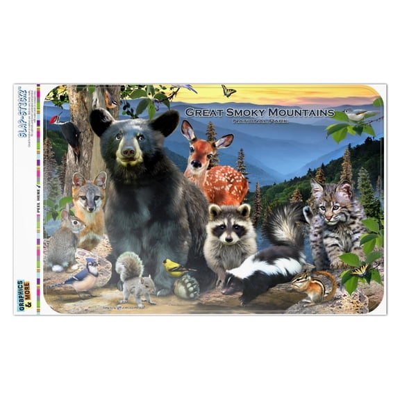 Great Smoky Mountains National Park Animals North Carolina Tennessee Home Business Office Sign