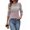 Pink, variant on Women'S Sweaters Trendy Color Block Tops Long Sleeve Shirts Fall Outfits Early Fall Fashion Winter Clothing Wine Red XL