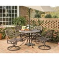 thumbnail image 2 of Homestyles Sanibel Aluminum 5 Piece Outdoor Dining Set in Bronze, 2 of 9
