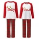 thumbnail image 1 of Conjuntos a juego de pijamas navideños para parejas, conjunto de pijamas verdes para adultos con diseño de ciervo, Feliz Navidad, 1 of 4