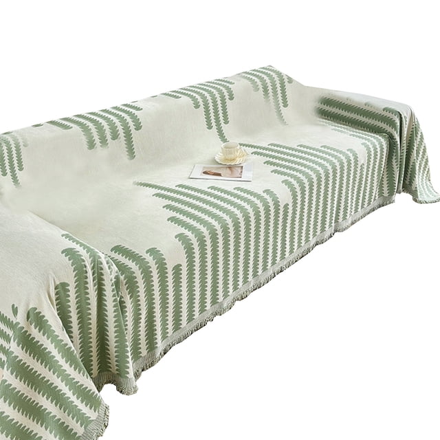 Sofa Cover Polyester Geometry Pattern Modern Thick Double-sided 180 cm x 130 cm Slipcover for Living Room Furniture Protection