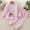 Pink, variant on Cethrio Pajama Sets for Girls, Gifts Long Sleeve 2 Piece Cotton Sleepwear Sets Watermelon Red Size 3M-16T