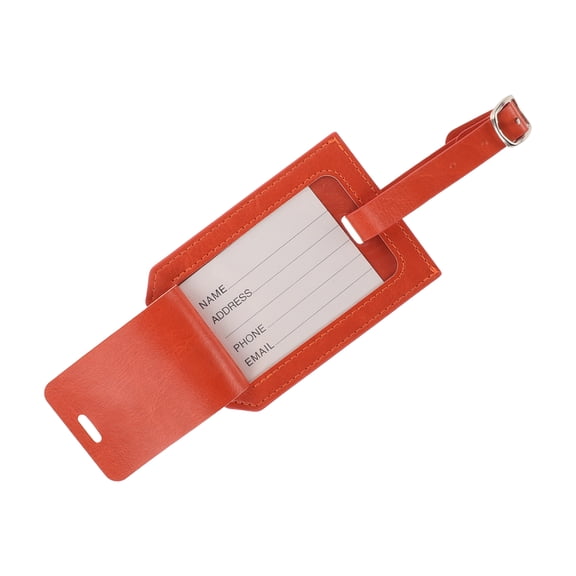 WHAMVOX Luggage Tag Valises Identify Label Tags Bag Travel Accessories Suitcase Orange