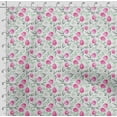 thumbnail image 2 of Soimoi Watercolor Floral Printed,Cuddle Minky Fabric, Sewing Fabric by The Yard 56 Inch Wide,Decorative Plush Soft Fabric, Baby Garments, Toys and Blankets, Pink&White, 2 of 5