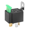 thumbnail image 2 of Autorelay,Black 4-Pin DC 12V Relay Automotive Fused Relay Exceptional Value, 2 of 14