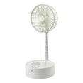 thumbnail image 2 of Needhep Portable Fan Rechargeable,Quiet Fan for Office, Portable Oscillating Fan for Travel, Quiet Floor Fan, Fan Portable (White), 2 of 8