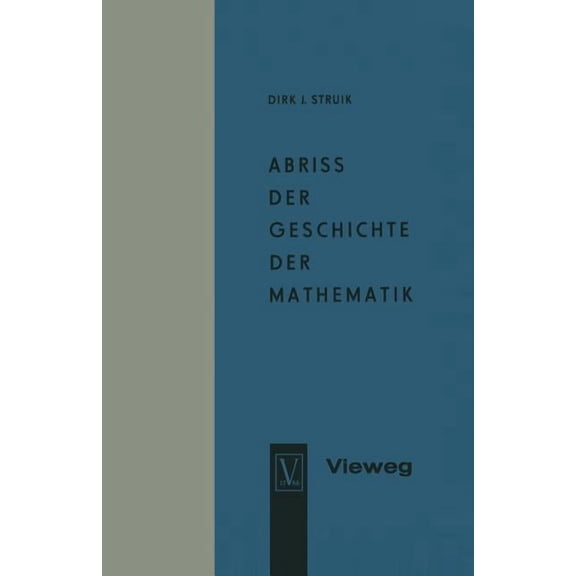 Abriss Der Geschichte Der Mathematik, (Paperback)