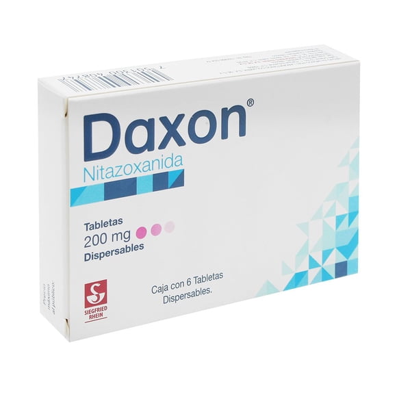 Daxon 200 mg tabletas dispersables 6 pzas