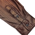 thumbnail image 4 of SHTXOZHI Mens Disco Shirt Long Sleeve Button Down Vintage Sequin Metallic Party Shirt Top, 4 of 4