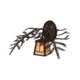 thumbnail image 2 of Meyda Tiffany 166568 Pine Branch 9" Tall Wall Sconce - Cafe Noir, 2 of 6