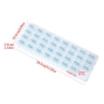thumbnail image 3 of Organizador mensual de pastillas con tapas de fácil apertura: compartimentos diarios extraíbles para 31 días para vitaminas y medicamentos; estuche de viaje hermético con recordatorios de fecha., 3 of 6