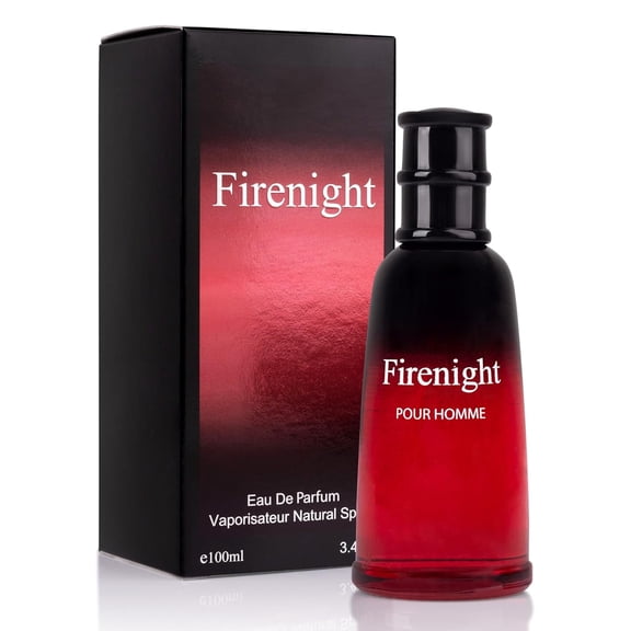 Firenight for Men Eau De Parfum 3.4oz – Citrus, Spice & Woods – Long-Lasting Masculine Cologne, 100ml Bottle