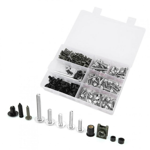 Windscreen Fairing Screws Fairing Set, Fairing Kit, For Motorcycles Fairing Pieces Silver,Black,Red,Blue,Golden,Green