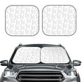 thumbnail image 2 of Saiise Poodle Dog for Foldable Car Sun Shades (2-Pack) Offer Sun Protection with an Easy-fold Design for Convenient Windshield Shading-Large, 2 of 6