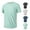 Green # mens shirts clearance under $5.00, variant on Men's Workout Shirts Quick Dry Short Sleeve Shirt for Men Muscle Moisture Wicking Athletic T-Shirt Big and Tall Crewneck Sports Tee Tops