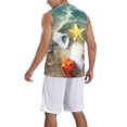 thumbnail image 2 of Sikiie Seashell On The Beach Basketball Jersey Reversible Men's Mesh Athletic Sports Shirts Training Practice S-4XLXX-Large, 2 of 6