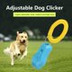 thumbnail image 3 of Clicker de entrenamiento ajustable de 3 velocidades, clicker de entrenamiento para perros con correa para la muñeca, ideal para caballos, gatos y pájaros, perfecto para el entrenamiento conductual (az, 3 of 5