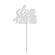 thumbnail image 4 of 20 piezas decoración para tarta de graduación Macarena palillos plata, 4 of 8