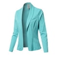 thumbnail image 1 of FashionOutfit Women's Solid Long sleeve Open Front Office Blazer Jacket, 1 of 1