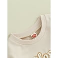 thumbnail image 5 of Bagilaanoe Baby Girl Boy Oversized Romper Sweatshirt Newborn Long Sleeve Bodysuits Letter Print Pullover 3M 6M 12M 18M Infant Casual Tee Tops, 5 of 9