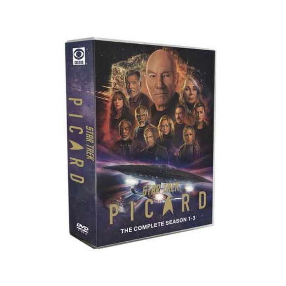 Star Trek: Picard Saison 1-3 Série Complète 9 Disque Nouveau