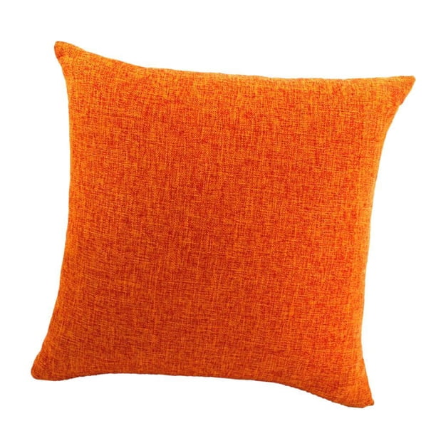 Funda de cojín nórdica de 5 x 45 cm para sofá u oficina. naranja