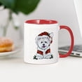 thumbnail image 3 of CafePress - Santas Westie Helper Mugs - 11 oz Ceramic Mug - Novelty Coffee Tea Cup, 3 of 4