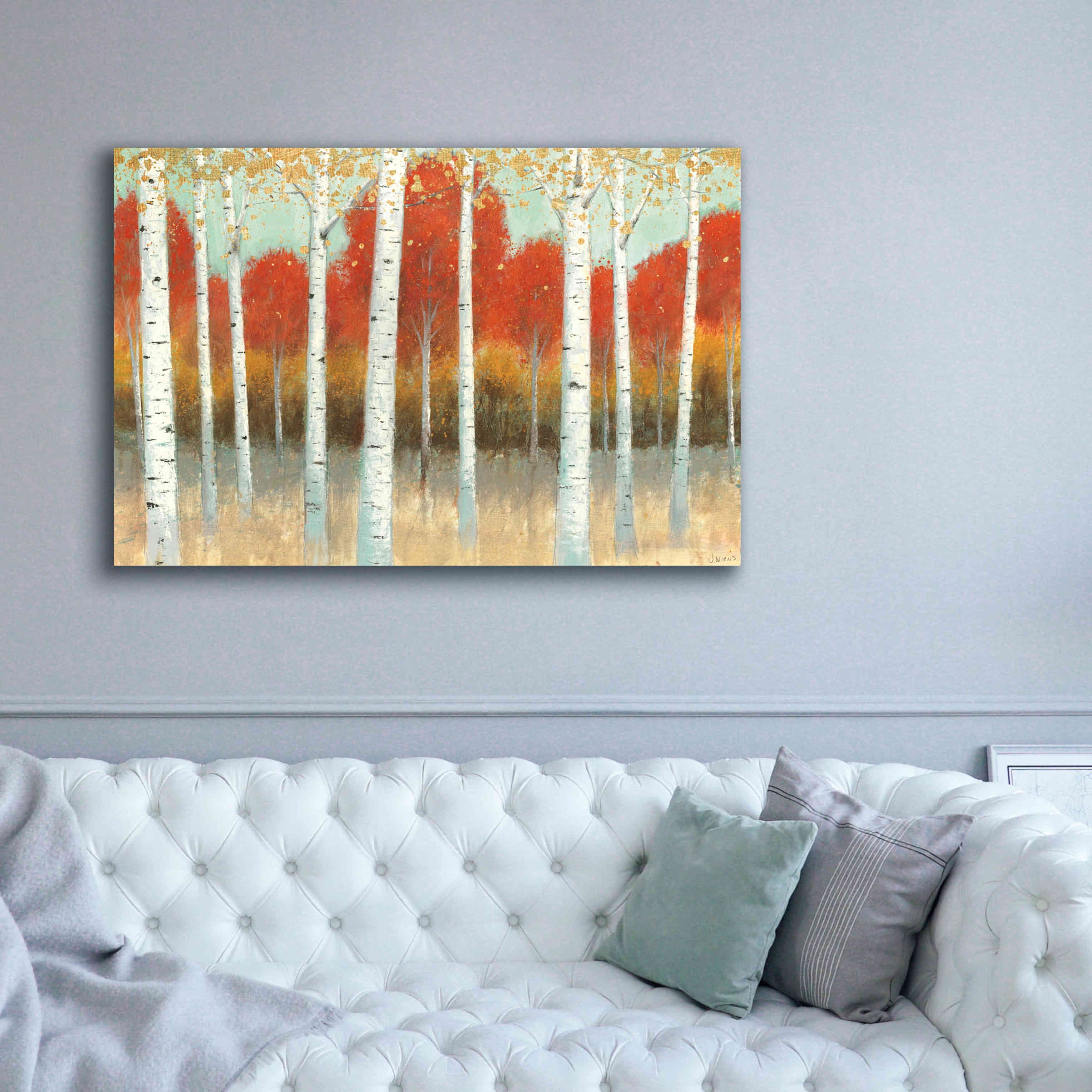 Fall Promenade I Giclee Stretched Canvas Artwork 24 x 20 Global Gallery James Wiens 