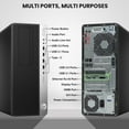 thumbnail image 2 of Restored HP G4 Gaming Tower Desktop Computer PC i5-8500 upto 4.10GHz 32GB Ram, 512GB SSD 1TB HDD Nvidia GeForce GTX 1050Ti, Bto Keyboard & Mouse, Windows 11 Professional (Refurbished), 2 of 8