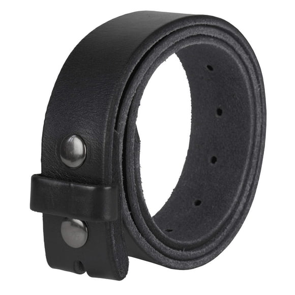 Gelante Genuine Full Grain Leather Belt Strap without Belt Buckle G2016-BK-M
