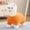 Orange, variant on Stuffed Animal Stool Footrest Cute Llama Upholstered Change Shoe Footstool Wood Multifunctional Sofa Tea Stool For Living Room Bedroom Porch