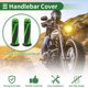 thumbnail image 3 of Empuñaduras de Manillar Universales de 7/8" 22mm y 15/16" 24mm de Unique Bargains, Cubierta de Caucho y Aleación de Aluminio para Motocicleta, Scooter, Bicicleta, Negro Verde, 1 Par, 3 of 7