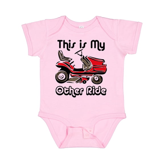 Inktastic Mower My Other Ride Boys or Girls Baby Bodysuit
