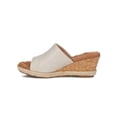 thumbnail image 2 of Walking Cradles Adele Women Wedge Slide Sandal In Ivory Nappa Leather, 2 of 6