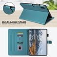 thumbnail image 4 of for Honor Pad X9 2024/Honor Pad X8A 11 inch Case, Rhombus Pattern Multiple Viewing Angles Stand Slim Folio Cover (Green), 4 of 6