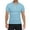Light Blue, variant on Sngxgn Men's Short Sleeve Solid Stretch Cotton Polo Shirt(Dark Gray,XXL)