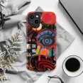 thumbnail image 6 of Mystical Eye Collage Phone Case, Abstract Red & Blue Surreal Art Protective Cover for iPhone 17 16 15 14 13 12 11 Pro Plus Mini, 6 of 6
