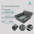 thumbnail image 5 of 3Pcs Center Console Organizer for Tesla Model 3 Accessories For 2017-2024 Hidden Drawer Armrest Storage Box Except Highland, 5 of 8
